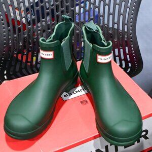 Green- Hunter Ladies' Original Chelsea‎ Rain Boot